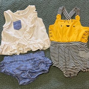 Two cat and jack outfits